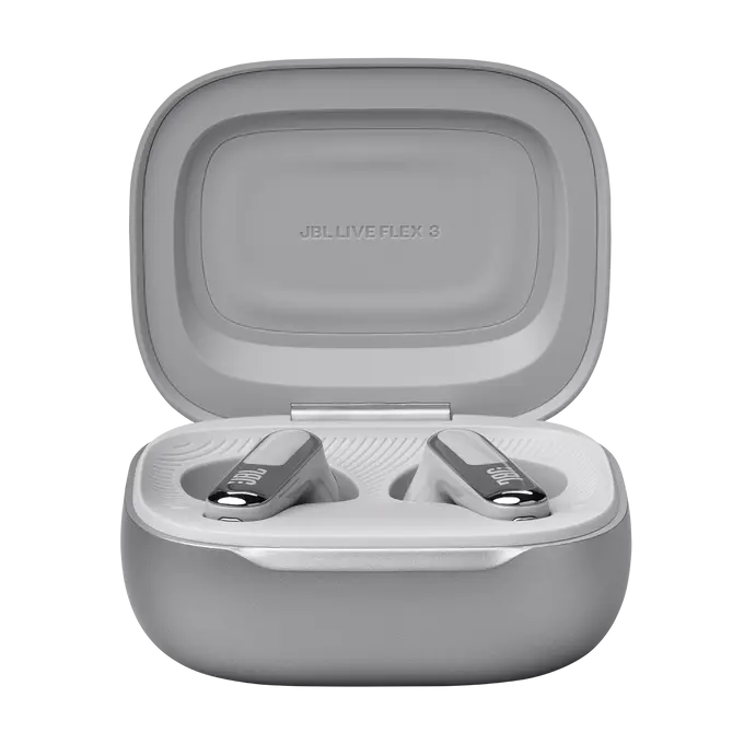 Bluetooth headphones-plugs JBL Live Flex 3 - Silver