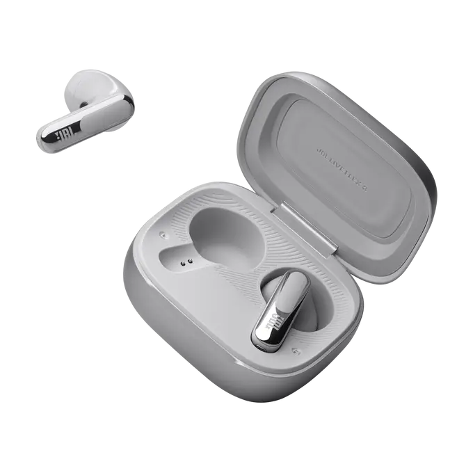Bluetooth headphones-plugs JBL Live Flex 3 - Silver