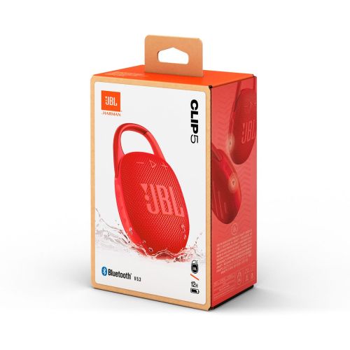 JBL CLIP 5 Bluetooth Wireless Speaker Red EU