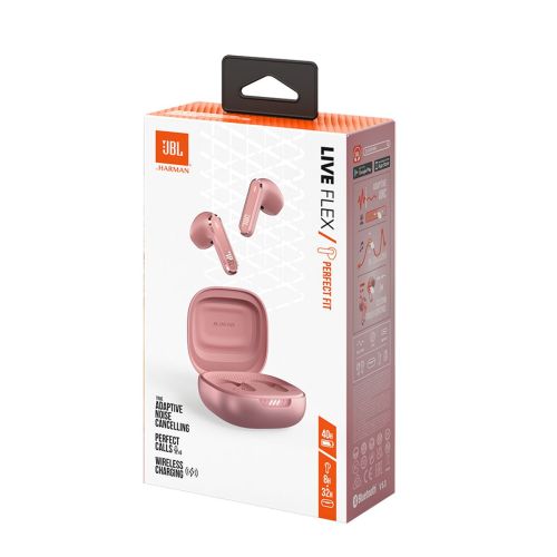 JBL Live Flex TWS Bluetooth Wireless In-Ear Earbuds Rose EU