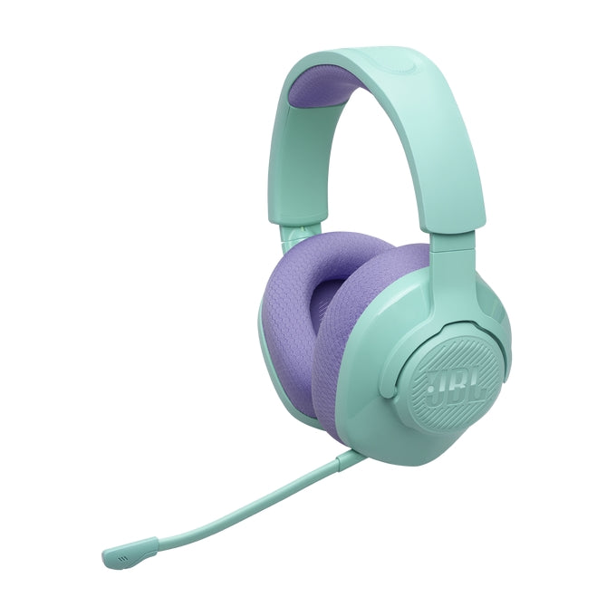 JBL QUANTUM 360 CYN Wireless over-ear gaming headset with surround sound and detachable mic
