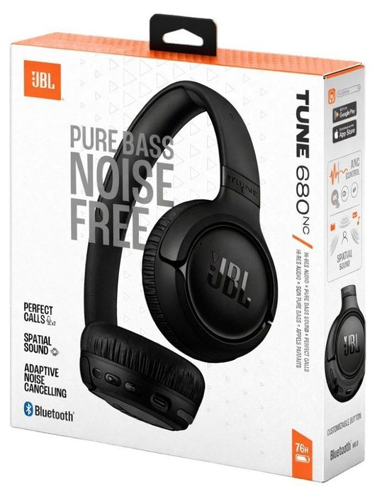 JBL Tune 680NC Bluetooth Wireless On-Ear Headphones Black EU