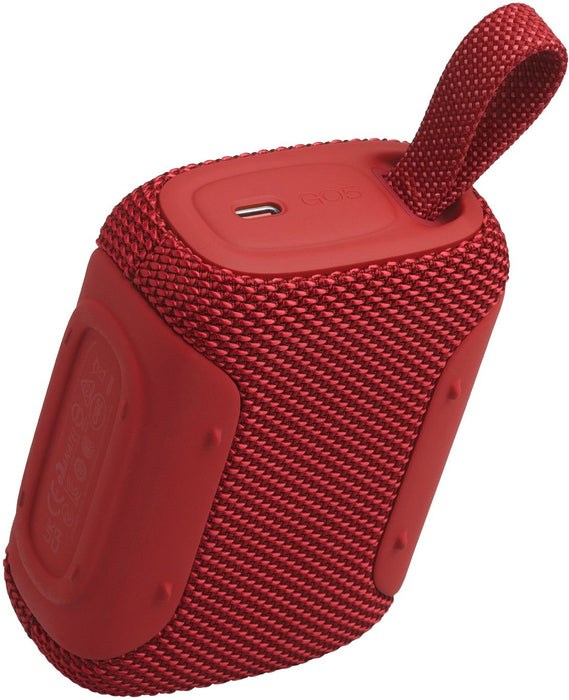 Bluetooth speaker JBL GO 5 RED 4.8 W, battery up to 8 hours, USB TYPE-C charger