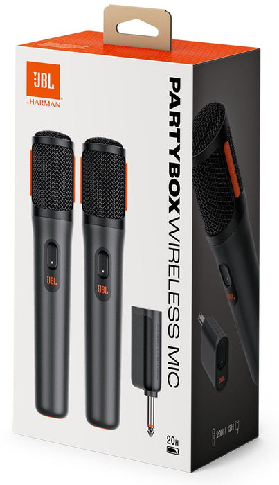 Set of wireless microphones JBL PartyBox Wireless Mic, 2 pcs, Up to 30m