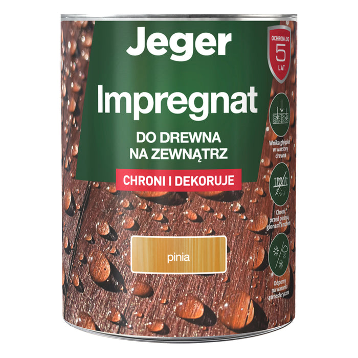 IMPREGNANT FOR PINE WOOD 5 L JEGER