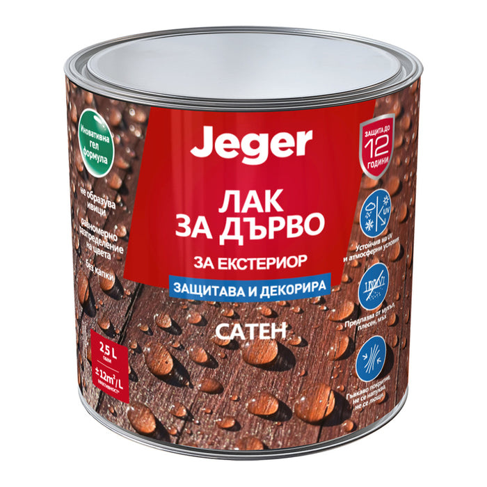 WOOD VARNISH WALNUT 2.5 L JEGER