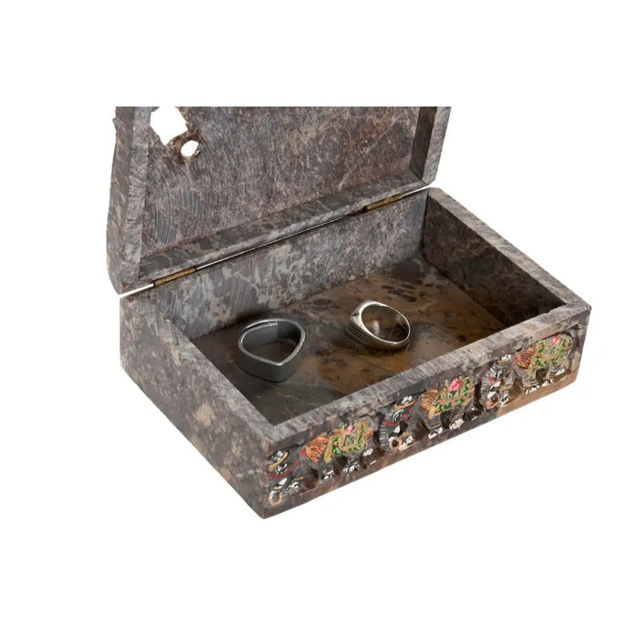 Jewelry box Home ESPRIT Brown Multicolour 15 X 10 X 5,5 CM - Декорация и Осветление<<<Дом Градина<<<BigBuy&&&Други