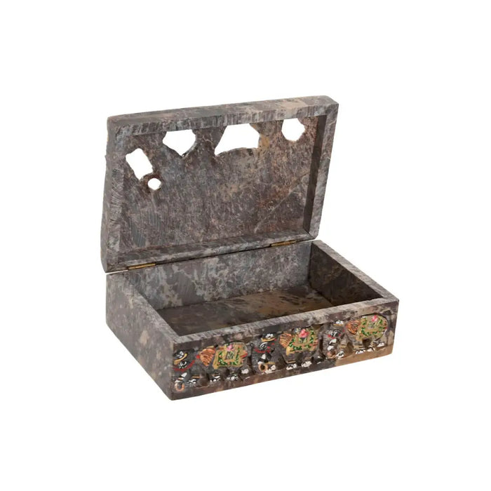 Jewelry box Home ESPRIT Brown Multicolour 15 X 10 X 5,5 CM - Декорация и Осветление<<<Дом Градина<<<BigBuy&&&Други