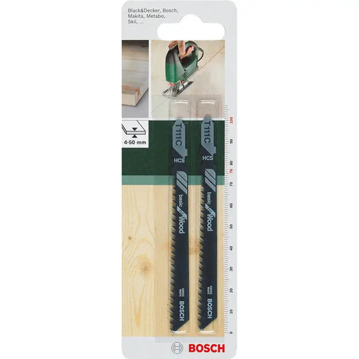 JIG SAW KNIFE 2 PCS. BOSCH T111C - Ножове за прободни триони<<<Консумативи за електроинструменти<<<Инструменти и