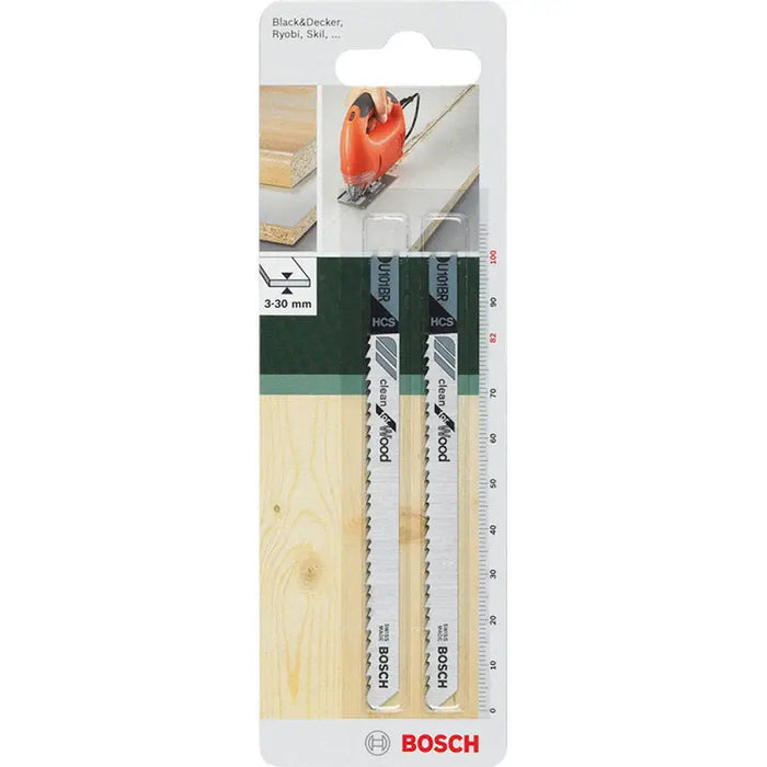 JIG SAW KNIFE 2 PCS. BOSCH U101BR - Ножове за прободни триони<<<Консумативи за електроинструменти<<<Инструменти и