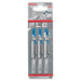 JIG SAW KNIFE 3 PCS BOSCH T 123 XF - Ножове за прободни триони<<<Консумативи за електроинструменти<<<Инструменти и