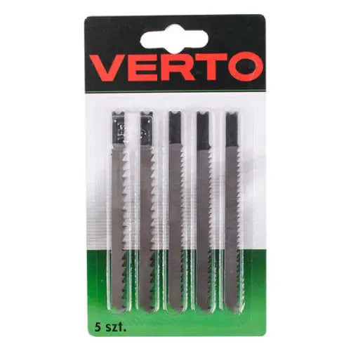 JIG SAW KNIVES U GRIP 5 PCS. VERTO - Ножове за прободни триони<<<Консумативи за електроинструменти<<<Инструменти и