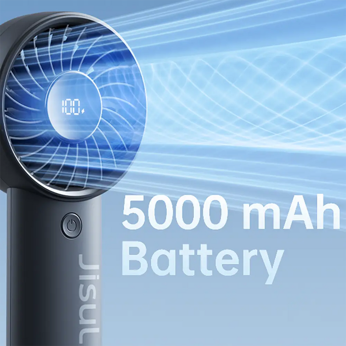 Jisulife Handheld Fan Life4 5000mAh Portable USB Fan - Black - Household accessories<<<HurtelXML