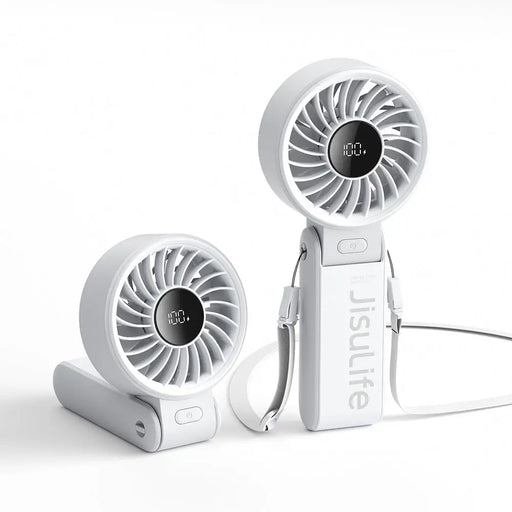 Jisulife Handheld Fan Life7 5000mAh Portable USB Fan - Gray - Household accessories<<<HurtelXML