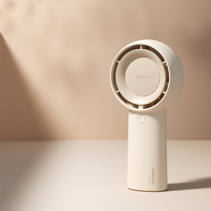 Jisulife Handheld Fan Life5 Plus 4000mAh Portable Mini Blower USB Fan - Beige