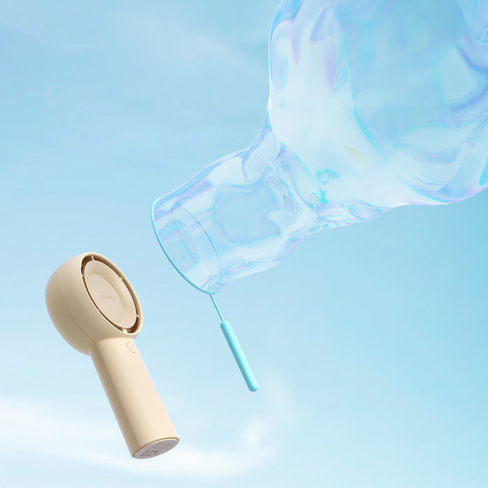 Jisulife Handheld Fan Life5 Plus 4000mAh Portable Mini Blower USB Fan - Beige