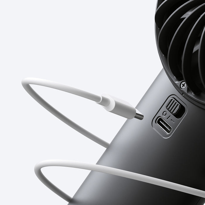 Jisulife Handheld Fan Life4 5000mAh Portable USB Fan - Black