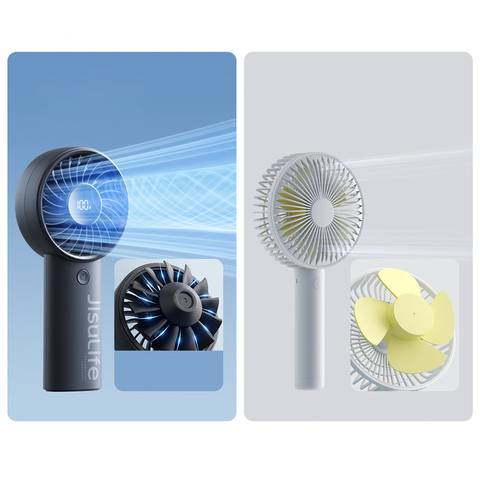 Jisulife Handheld Fan Life4 5000mAh Portable USB Fan - Black