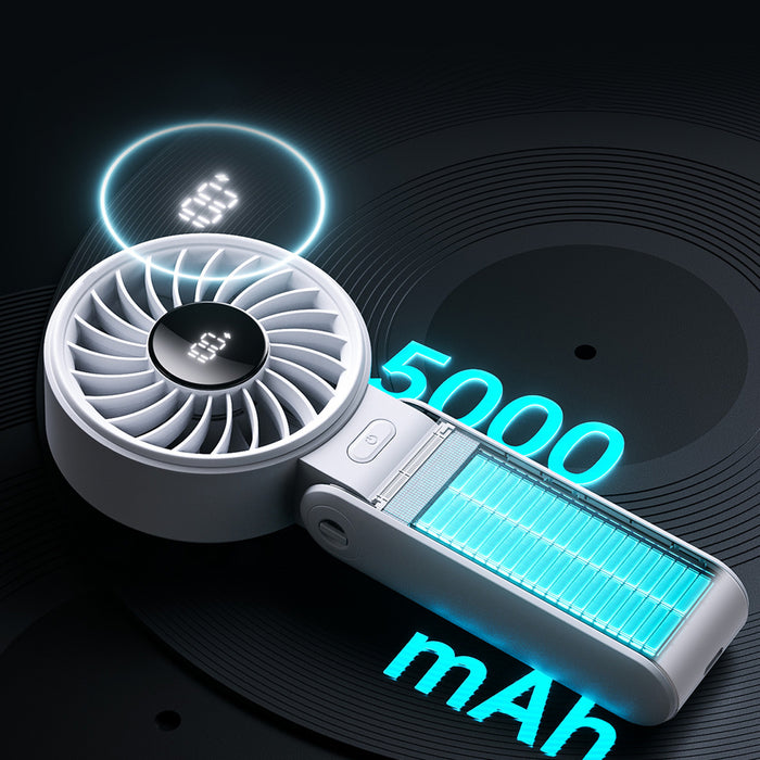 Jisulife Handheld Fan Life7 5000mAh Portable USB Fan - Gray