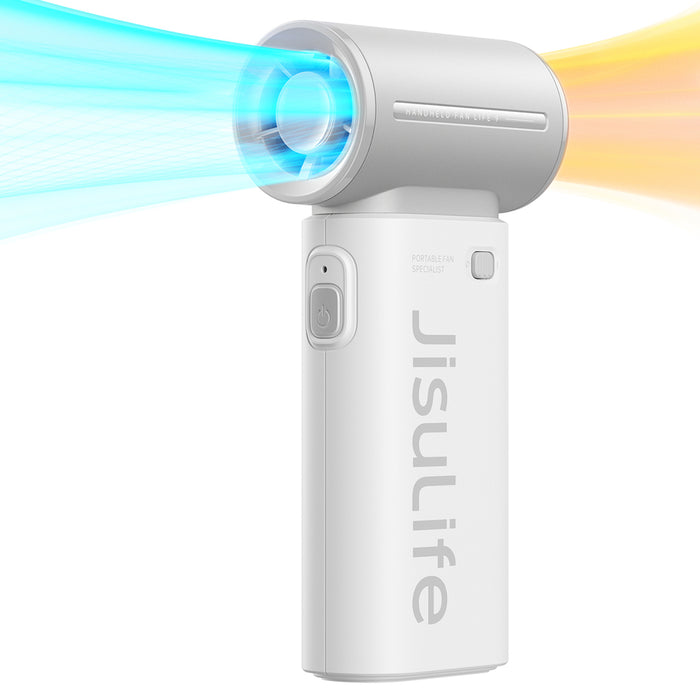 Jisulife Handheld Fan Life9 5000mAh Portable Mini Blower USB Fan - Gray