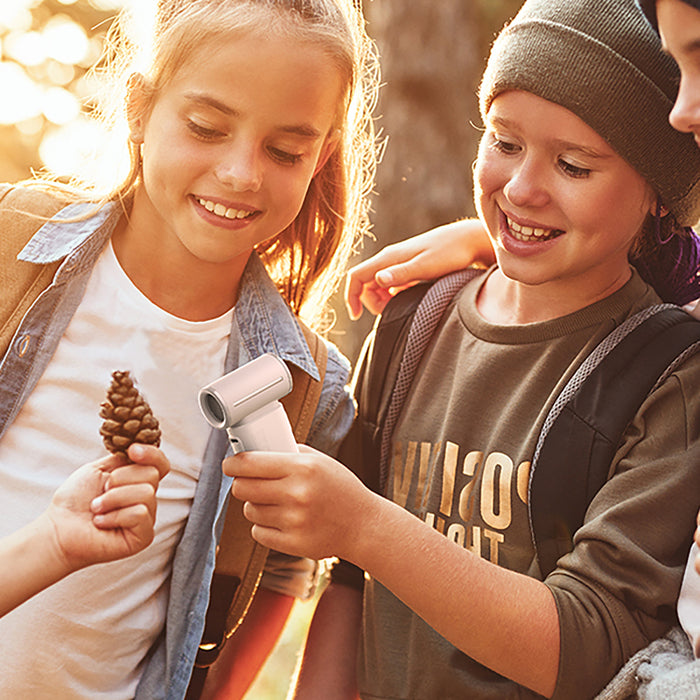 Jisulife Handheld Fan Life9 5000mAh Portable Mini Blower USB Fan - Gray