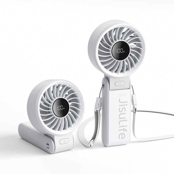 Jisulife Handheld Fan Life7 3600mAh Portable USB Fan - Gray