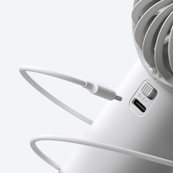Jisulife Handheld Fan Life4 3600mAh Portable USB Fan - Gray
