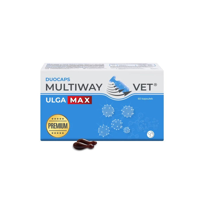 JM SANTE Multiway Vet Duocaps Ulga Max - twist-off capsules for relieving stress and discomfort in dogs and cats – 60 pcs