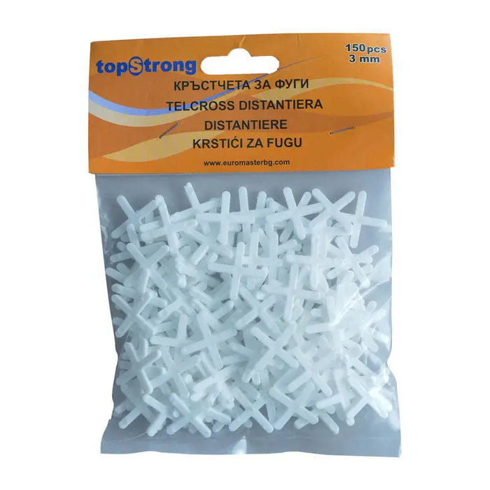 JOINT CROSSES 150 PCS/PACK 3.0 MM EUROMASTER - Строителни инструменти и аксесоари<<<Инструменти аксесоари за