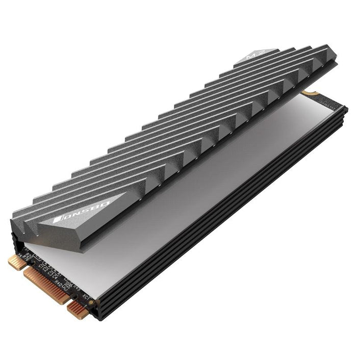 Passive cooler Jonsbo M.2 SSD, ribbed, Gray