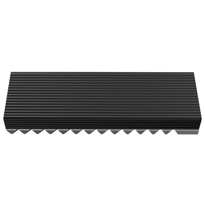 Passive cooler Jonsbo M.2 SSD, ribbed, Gray