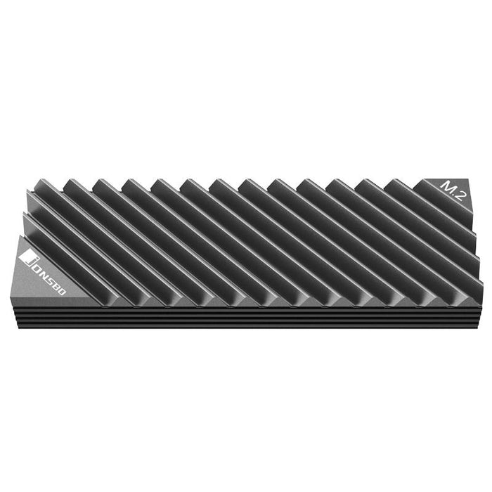 Passive cooler Jonsbo M.2 SSD, ribbed, Gray