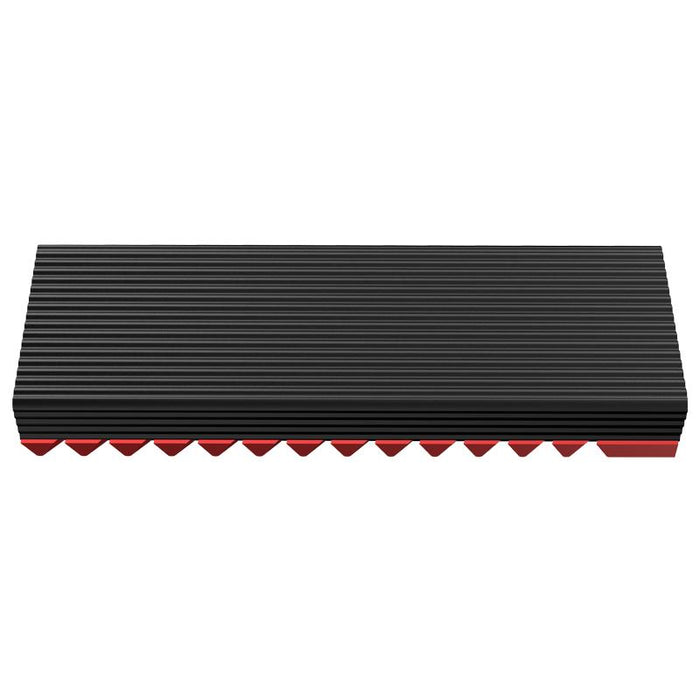 Passive cooler Jonsbo M.2 SSD, ribbed, Red