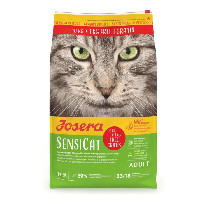 JOSERA Sensicat – dry cat food – 10kg +1 kg