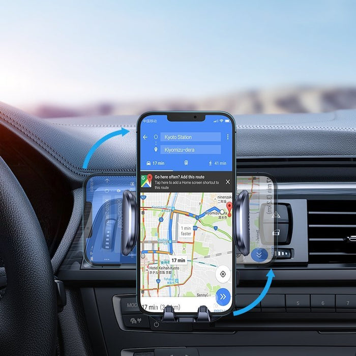 Joyroom car air vent holder Qi wireless charger 15W black (JR-ZS241) - Cell phone holders<<<HurtelXML&&&Car