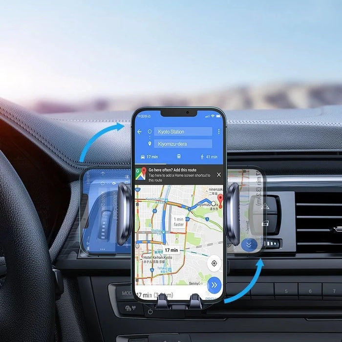 Joyroom car air vent holder Qi wireless charger 15W black (JR-ZS241) - Cell phone holders<<<HurtelXML