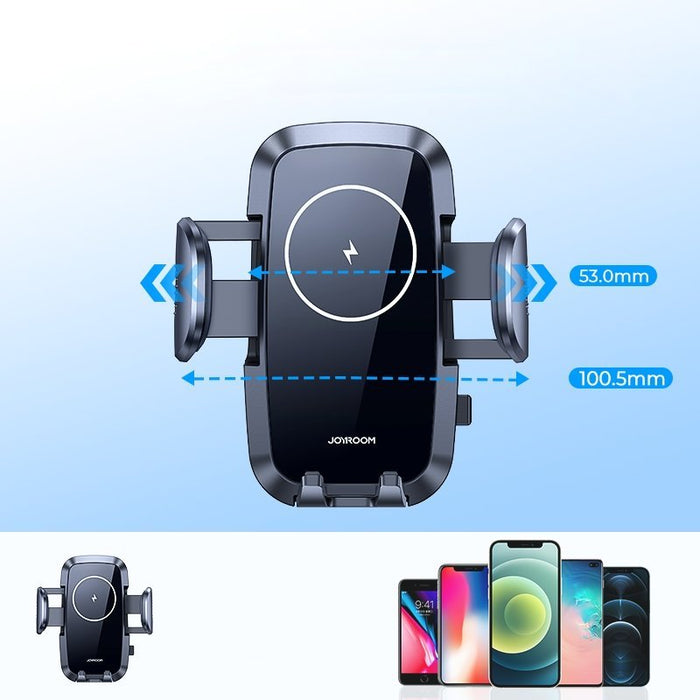 Joyroom car air vent holder Qi wireless charger 15W black (JR-ZS241) - Cell phone holders<<<HurtelXML&&&Car