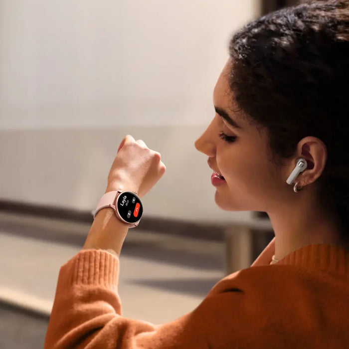 Joyroom Classis Series JR-FC1 Smartwatch with Call Answering Function / IP68 Protection - Pink - Smart watch