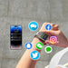 Joyroom Fit-Life JR-FT5 smartwatch with call answering function / IP68 protection - silver - Smart watch