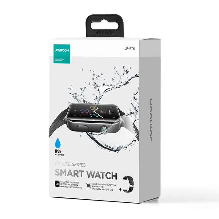 Joyroom Fit-Life JR-FT6 smartwatch with call answering function / IP68 protection - black - Smart watch