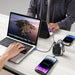 Joyroom GaN charger 67W 4 ports (2x USB 2x USB C) black (TCG02) + USB C - USB C cable 100W 1.2m - Travel