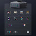 Joyroom GaN Ultra JR-TCG05EU 140W PD 3.0 QC 3.0 Wall Charger 3x USB-C 1x USB-A Black + Cable - Travel