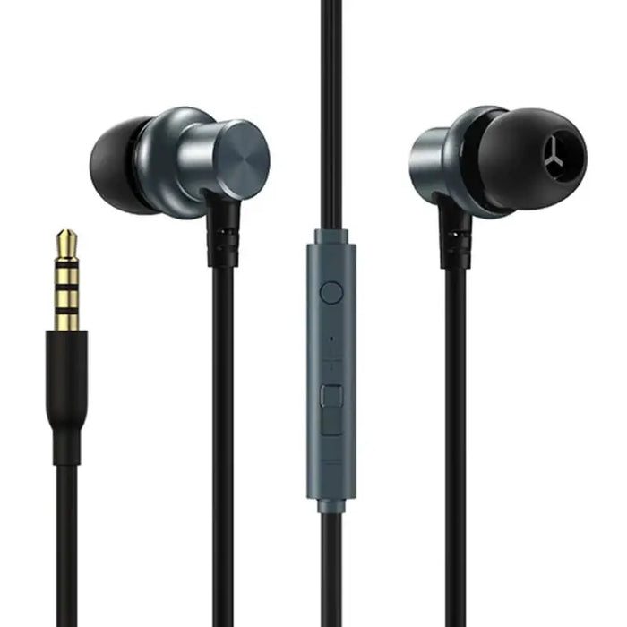 Joyroom JR-EL115 Wired Earphones (Grey) - Wired<<<Headphones<<<Audio<<<InnproXML