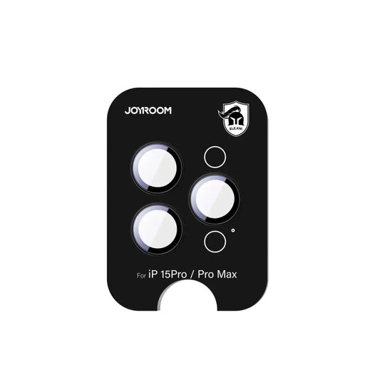 Joyroom JR-MFY0244 Glass Screen Protector for iPhone 15 Pro/15 Pro Max Lenses - Graphite - Cell phone tempered