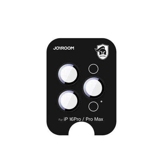 Joyroom JR-MFY0260 Glass Screen Protector for iPhone 16 Pro/16 Pro Max Lenses - Black - Cell phone tempered
