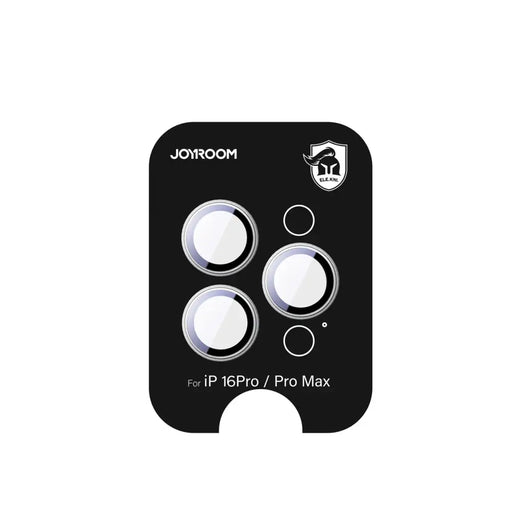 Joyroom JR-MFY0261 Glass Screen Protector for iPhone 16 Pro/16 Pro Max Lenses - Silver - Cell phone tempered