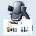 Joyroom JR-OK6 clamp phone holder for glass - black - Cell phone USB charger<<<HurtelXML