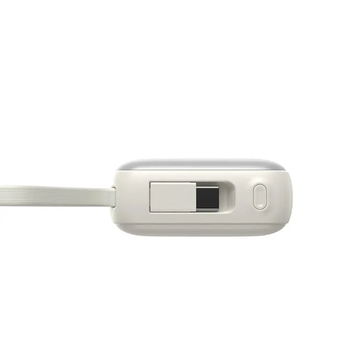 Joyroom JR-PBF27 10000mAh 22.5W Powerbank with Built-in USB-C and Lightning Cables - White - Powerbanks<<<HurtelXML