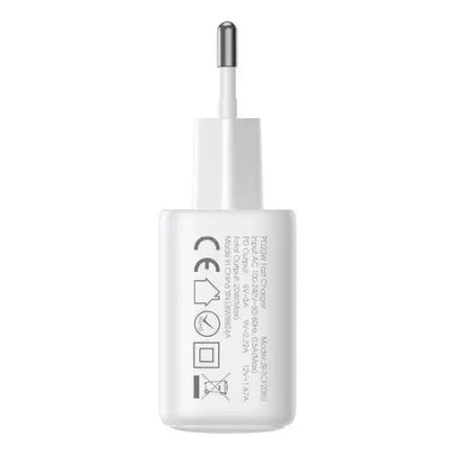 Joyroom JR-TCF12 Dual-Port (2C) 20W Power Charger (white) - mains chargers<<<Chargers<<<GSM