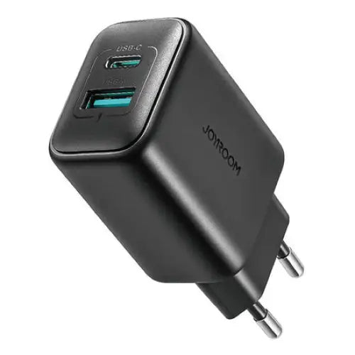 Joyroom JR-TCF13 Dual-Port (A + C) 25W Power Charger (black) - mains chargers<<<Chargers<<<GSM